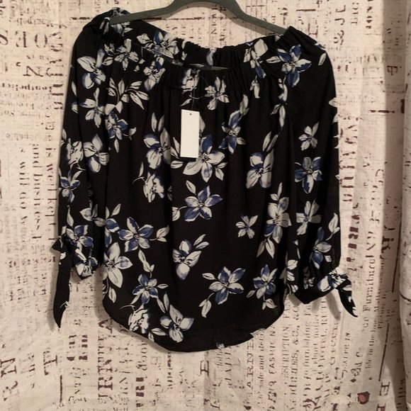 - NEW PREMISE STUDIO 3/4 SLEEVE  BLOUSE - Picture 1 of 5